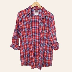 Wrangler Plaid Western Shirt 
